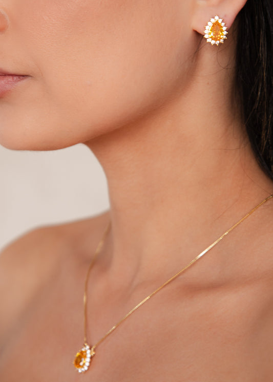 Conjunto Gota com Zircônias