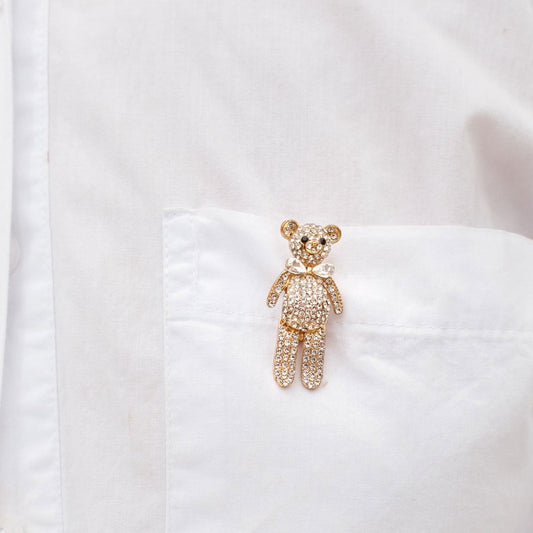Broche Urso Dourado