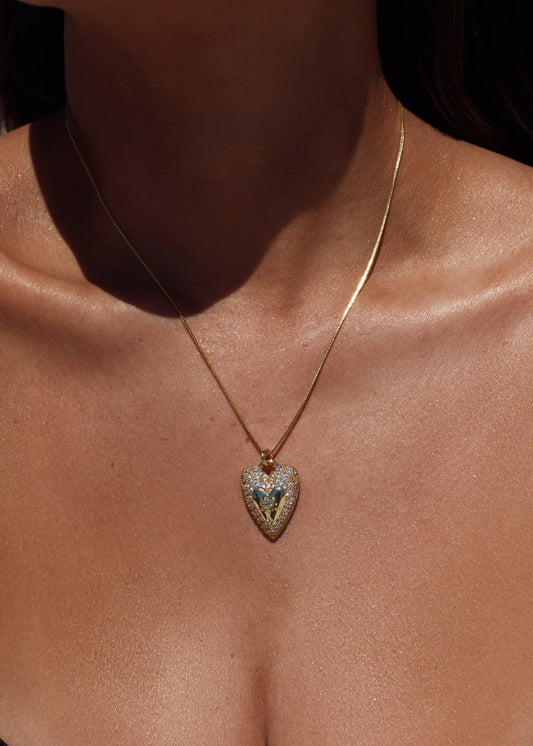 Colar Seja Forte e Corajosa Coração