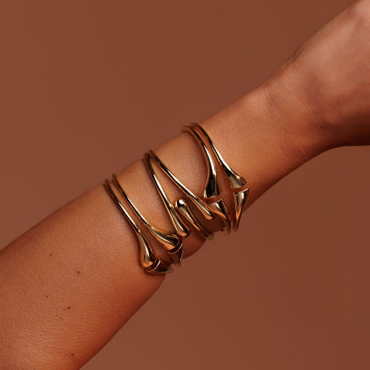 Bracelete Cuff Maxi Duplo