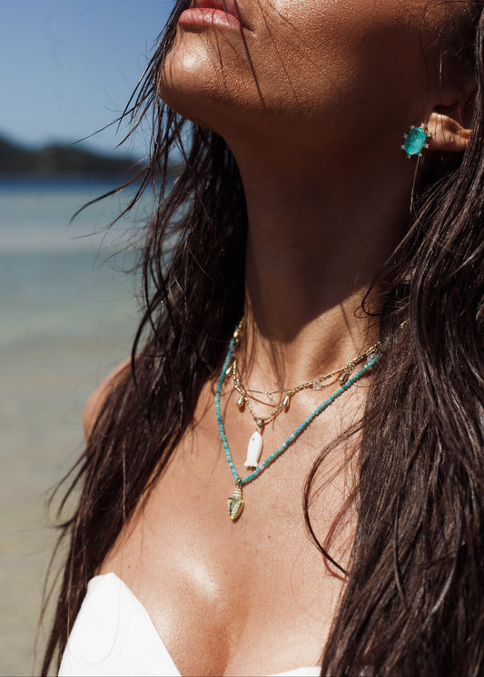 Colar Duplo Auto Mar