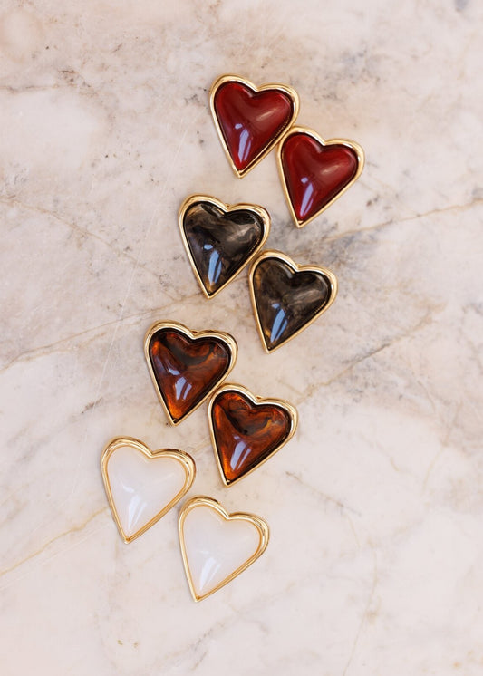 Brinco Coração com Aplicação