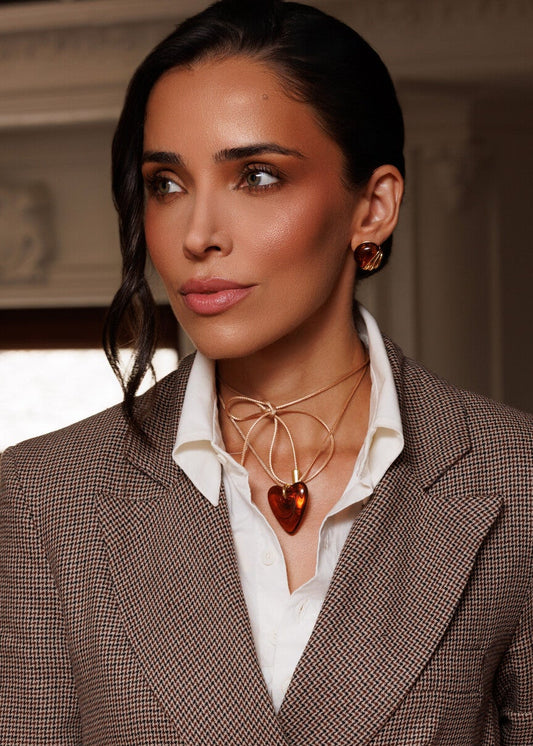 Brinco Redondo com Detalhe Dourado