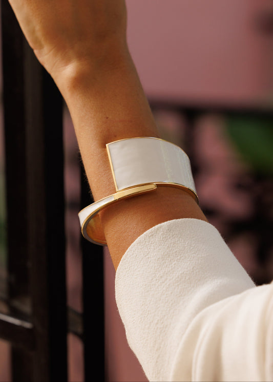 Bracelete Resina Retangular