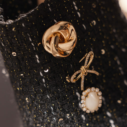 Broche Trio Dourado