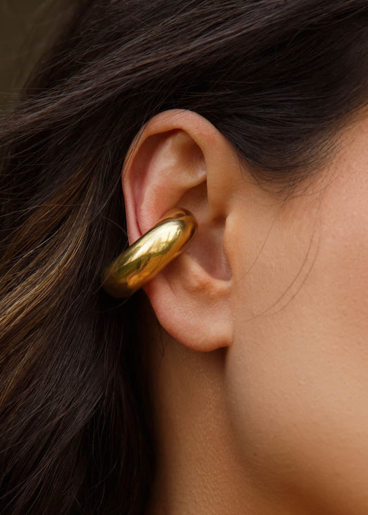 Dupla de Piercing Dourado Orgânico em Aço Inoxidável