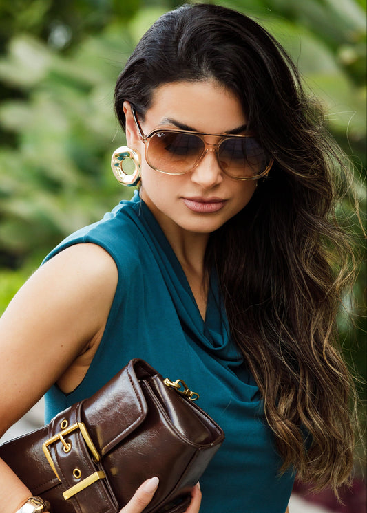 Brinco Argola Orgânica Metal