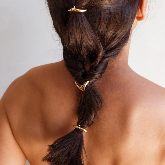 Kit Grampo de Cabelo Redondo Liso V