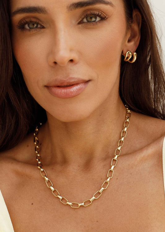 Colar Elos Dourados