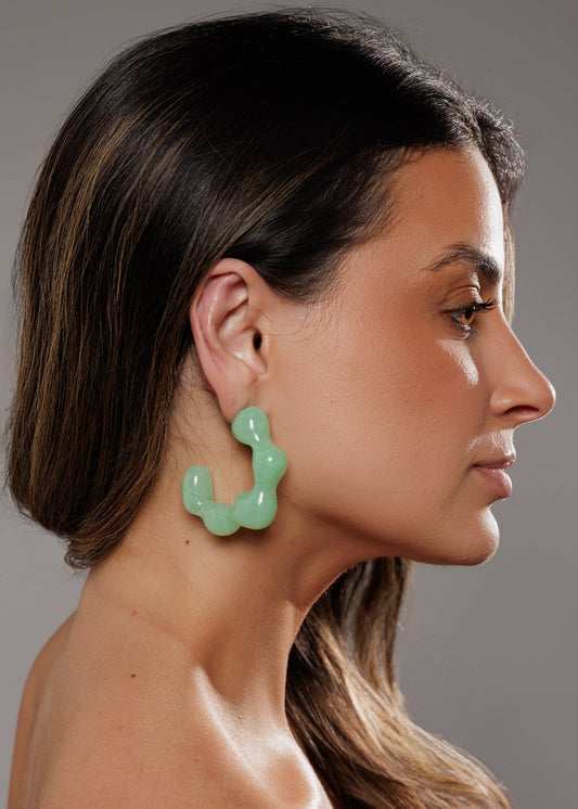 Argola Escultural Perolada