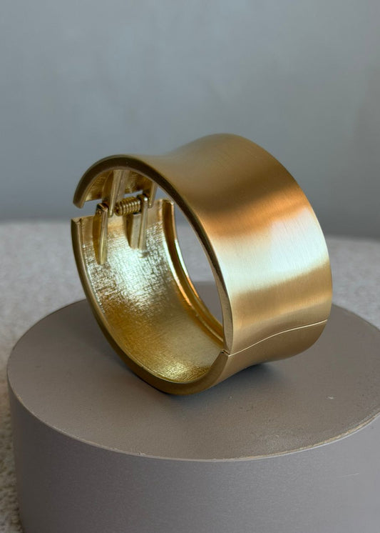 Bracelete Largo Metal Escovado