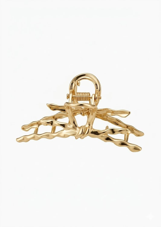 Piranha Metal Orgânico Dourado