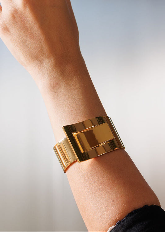 Bracelete Dourado Médio