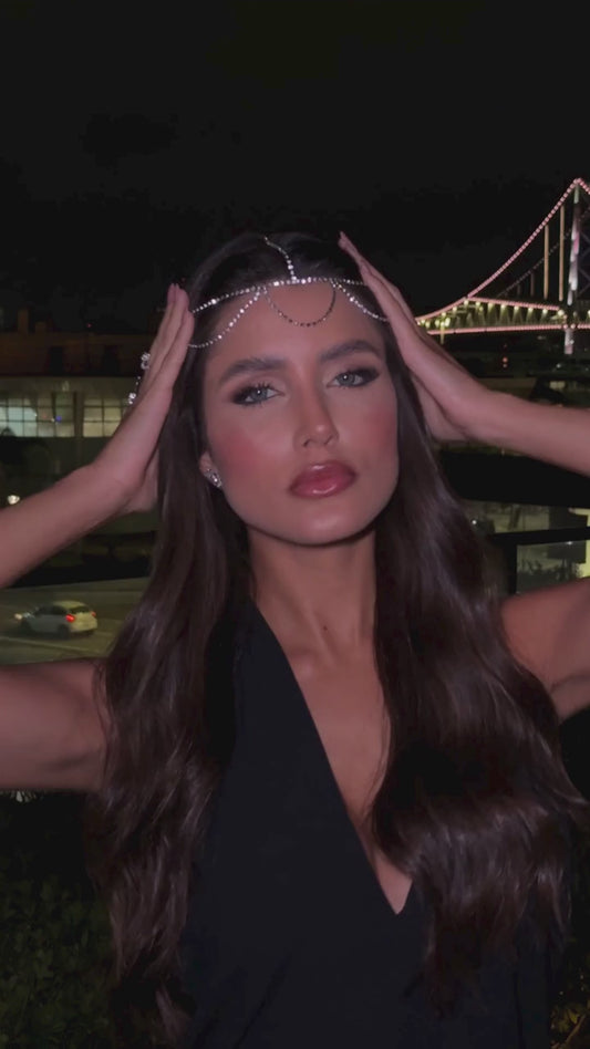 Headpiece de Brilho Delicado